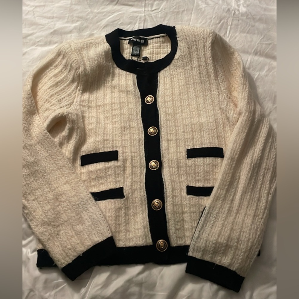 Express novelty cardigan